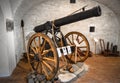 Old cannon in the museum in Gizycko, Masuria