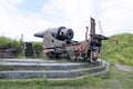 Old cannon in the sea fortress of Suomenlinna (Sveaborg)