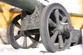 Old cannon shown in Moscow Kremlin. Royalty Free Stock Photo