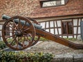 Old cannon in Switzerland - 3 Royalty Free Stock Photo