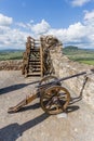 Old cannon from the Szigliget castle in Hungary Royalty Free Stock Photo