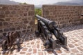 Old Cannon used as defense system at Fort Shirley