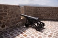 Old Cannon used as defense system at Fort Shirley Royalty Free Stock Photo