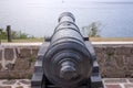 Old Cannon used as defense system at Fort Shirley Royalty Free Stock Photo