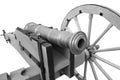 old cannon. vintage gunpowder weapon