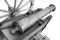 old cannon. vintage gunpowder weapon