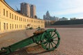 Old cannons in Kyiv fortress, a complex of fortifications in Kiev