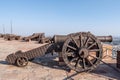 old cannons on mehrangarh fort
