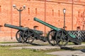 Old cannons near Museum of Artillery.