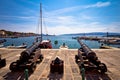 Old cannons in town of Senj