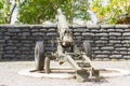 Old canon gun in the museum Royalty Free Stock Photo