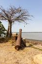 Old canon on James Island