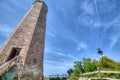 Old Cape Henry Lighthouse and New lighthouse Royalty Free Stock Photo