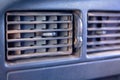 Old car air conditioner channel Royalty Free Stock Photo