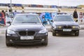 Old-car BMW 5-series e60 Royalty Free Stock Photo