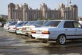 Old-car BMW 3-series e30 Royalty Free Stock Photo