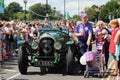 An old car in a carnival