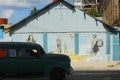 Old car in Cuba Royalty Free Stock Photo