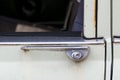 Vintage car door Royalty Free Stock Photo