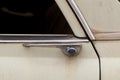 Vintage car door Royalty Free Stock Photo
