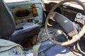 the old car junk yard Royalty Free Stock Photo