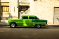 Old car in la havana street Royalty Free Stock Photo