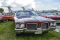 Classic car vintage style Oldsmobile Delta 88 Custom Hardtop Sedan 1971 on the exhibition of retro cars