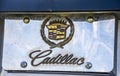 Emblem of the full-size car Cadillac. American classic luxury car