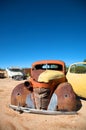 Old car in Namibia Royalty Free Stock Photo
