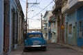 Old car in Regla, Havana, Cuba Royalty Free Stock Photo