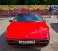 Old car show on Retrofest. Pontiac Fiero Royalty Free Stock Photo