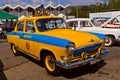 Old car show on Retrofest. Soviet police car Royalty Free Stock Photo