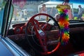 old car steerin wheel Royalty Free Stock Photo