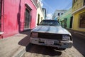 Old car in the street of Ciudad Bolivar, Venezuela Royalty Free Stock Photo