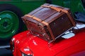 Old car trunk Royalty Free Stock Photo