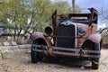 Old car wreck Royalty Free Stock Photo