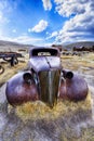 Old car wreck in Bodie ghost town in California Royalty Free Stock Photo