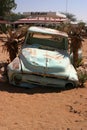 Old car wreck in Namibia