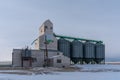 Old Cargill Grain elevator outside Chancellor