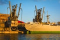 Old cargo vessel Royalty Free Stock Photo