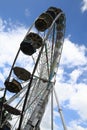 old carousel wheel Royalty Free Stock Photo