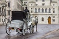 Old carriage touristic attraction in Vienna, Austria Royalty Free Stock Photo