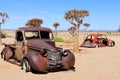 Old Cars and Aloe - Namibia africa