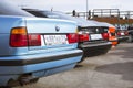 Old-cars BMW 5-series e34 Royalty Free Stock Photo