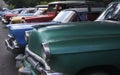 Old cars parked in La Havana - Cuba