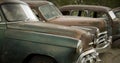 Old Cars Rusting at the Junkyard