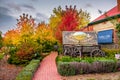 Old cart of Hahndorf in Autumn Royalty Free Stock Photo