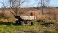 The old cart has been sitting idle for several years