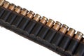 Old cartridge belt Royalty Free Stock Photo