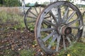 Old cartwheels Royalty Free Stock Photo